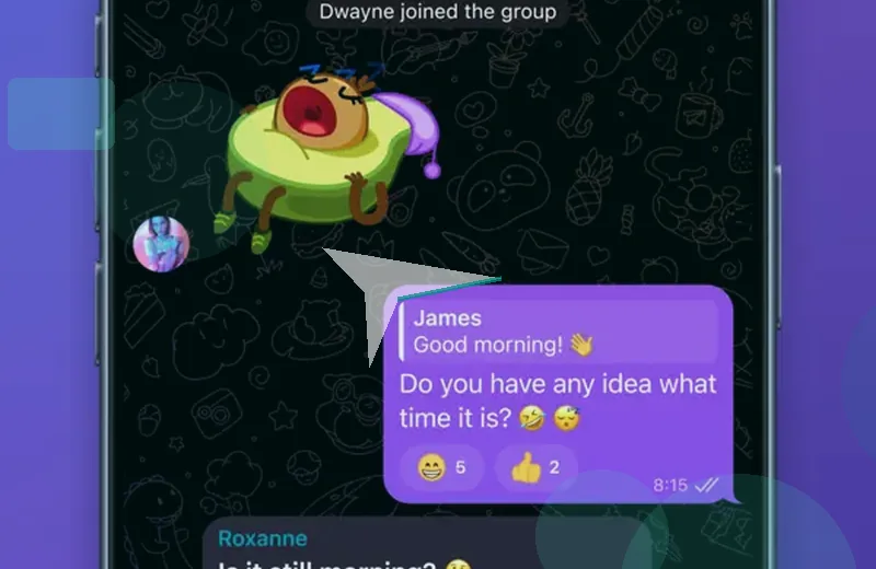 快速消息功能示意图